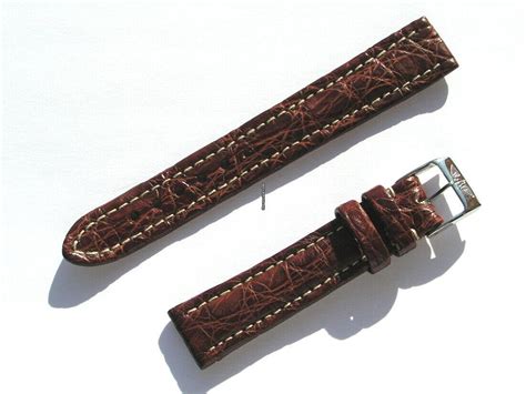 Breitling Band 16mm Leder braun brown marron Strap mit 